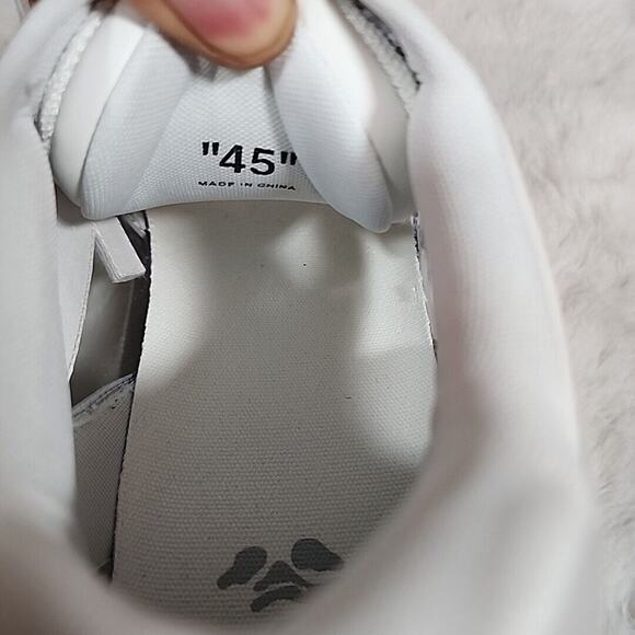 Off White Out of Office Transparent Grey White Sneakers Size EU 45 US 12 main image 5